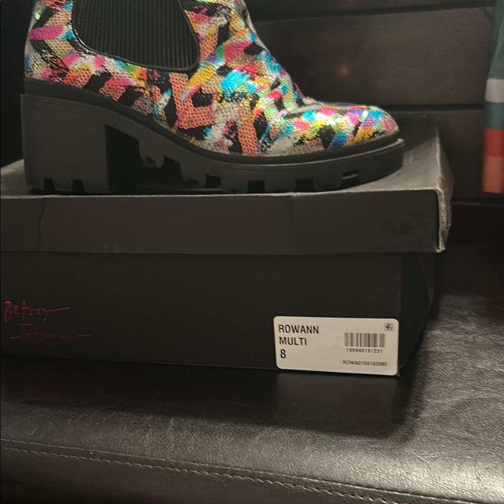 Betsey Johnson Black Ankle Booties